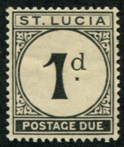 St Lucia SC#J4 (SG# D4) Postage Due 2d, wmk 4, mint hinged