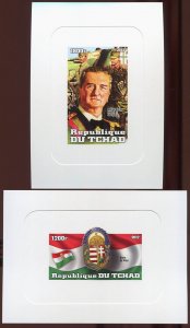 Ly389 2012 Miklos Horthy World War II WwII Leaders ! Cardboard 2Bl Mnh