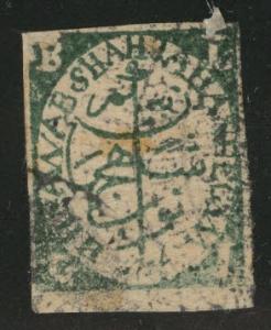 India - Bhopal Feudatory state  Scott 27 Used