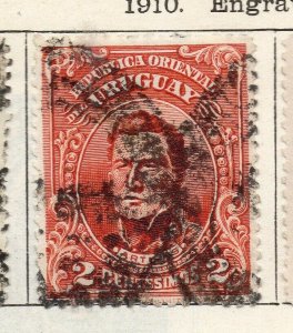 Uruguay 1910 Early Issue Fine Used 2c. NW-94050