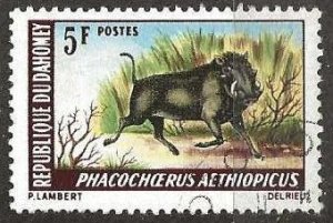 Dahomey 252 used, CTO.  1969.  animals. (D338)