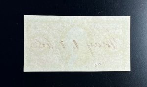 MOMEN: US STAMPS #R102a IMPERF REVENUE USED VF SOUND PF CERT LOT #93970-33