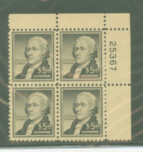 United States #1053  Plate Block