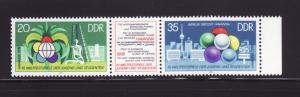 Germany DDR 1934a Set MH World Youth Festival