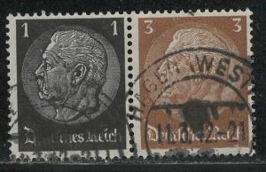 Germany Scott # 415, 416, used, se-tenant, Mi # W95