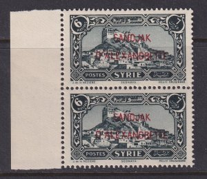 Alexandretta, Scott 8 (Yvert 10), MNH pair