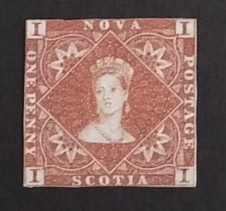 Nova Scotia 1 VF Unused (No Gum) ** See Certificate **