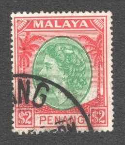 Malaya - Penang, Scott #43   VF, Used, CV $4.25 ......  4970021