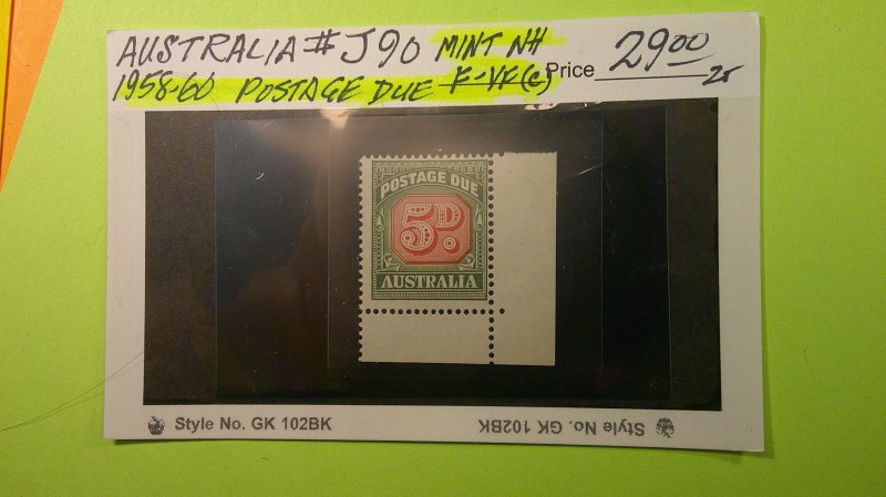 Australia 1958-60 Postage Due Scott# J90 Mint F-VF NH