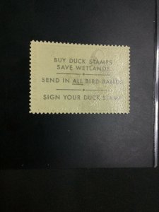 MOMEN: US STAMPS DUCK #35 MINT OG NH LOT #54128