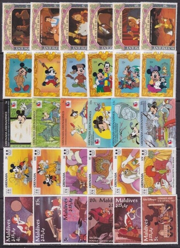 DISNEY SUPER COLLECTION # 5 - 10 DIFF DISNEY SHORT SETS (See Description)