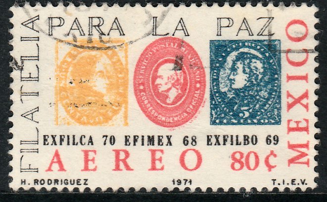 MEXICO C385 EXFILCA'70 Interamerican Phil Exh. Used.VF. (1189)