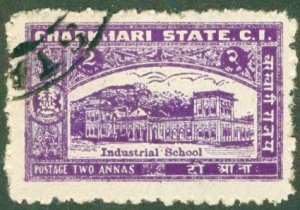 CHARKHARI -INDIAN STATE 30 USED BIN $2.00