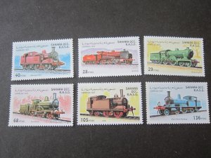 Sahara Occ RASD Train set MNH #58696