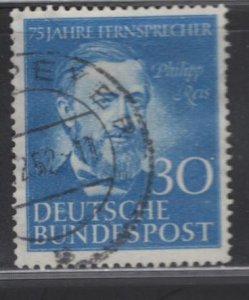 GERMANY  693 USED PHILIPP REIS ISSUE 1952