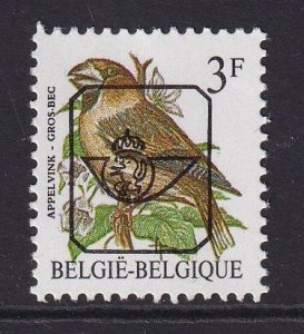 Belgium  #1219  MNH  1985  birds 3f  pre cancelled  gros-bec