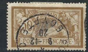 France Off Egypt Pt Said 29 YT 31 Used SOTN F/VF 1902 SCV $6.75