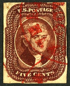 U.S. #12 USED TEAR