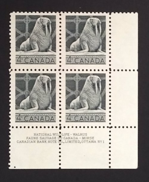 Canada 335 Plate Block LR No. 1 F-VF MNH