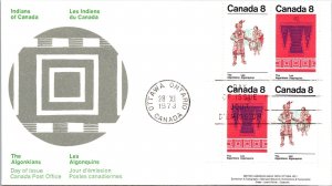 Canada 1973 FDC - The Algonkians - Ottawa, Ont - J8884