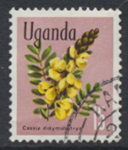 Uganda  SC# 133   SC# 117  Used  Flowers 1969   see scan