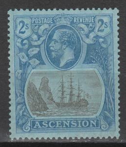 ASCENSION 1924 KGV SHIP 2/-