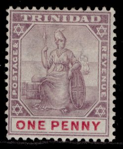 TRINIDAD QV SG115, 1d dull purple & rose, M MINT.