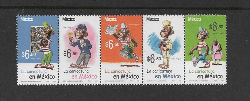 CARTOONS - MEXICO #2450 MEMIN PENGUIN CARICATURE    MNH