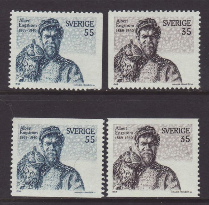 Sweden 817-820 Owl MNH VF