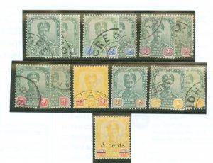 Johore #37-43/52 Used Single
