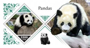 Guinea-Bissau - 2018 Pandas Souvenir Sheet - GB18708b