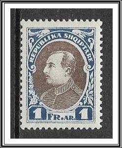 Albania #193 (v) President Ahmed Zogu MNH