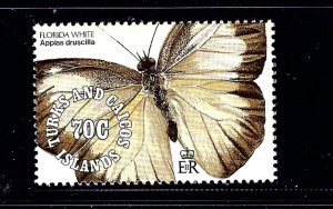 Turks and Caicos 899 MNH 1991 Butterflies