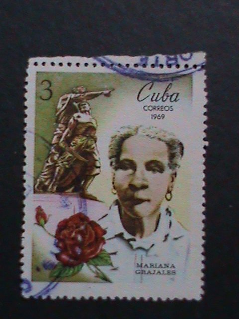 ​CUBA-1969 -SC#1388 WOMEN'S DAY-USED- VF WE SHIP TO WORLD WIDE AND COMBINED