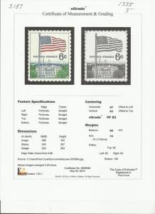 # 1338 MINT NEVER HINGED FLAG VF+