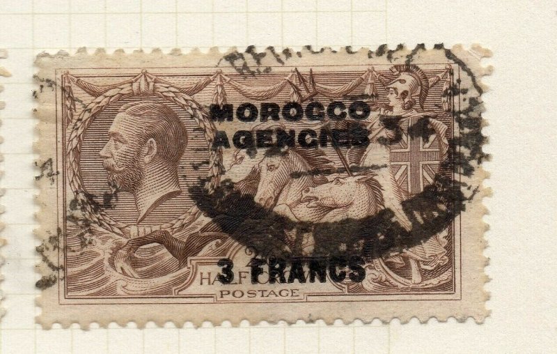 Morocco Agencies French Zone 1924-32 Used Shades 3F. Optd Surcharged NW-180663