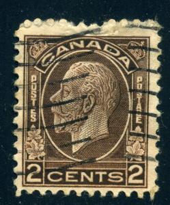 Canada - Scott # 196 - 2 Cent  George V - Used