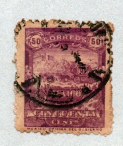 Mexico - Sc# 265 Used / wmk RM Interlaced     -     Lot 0122074