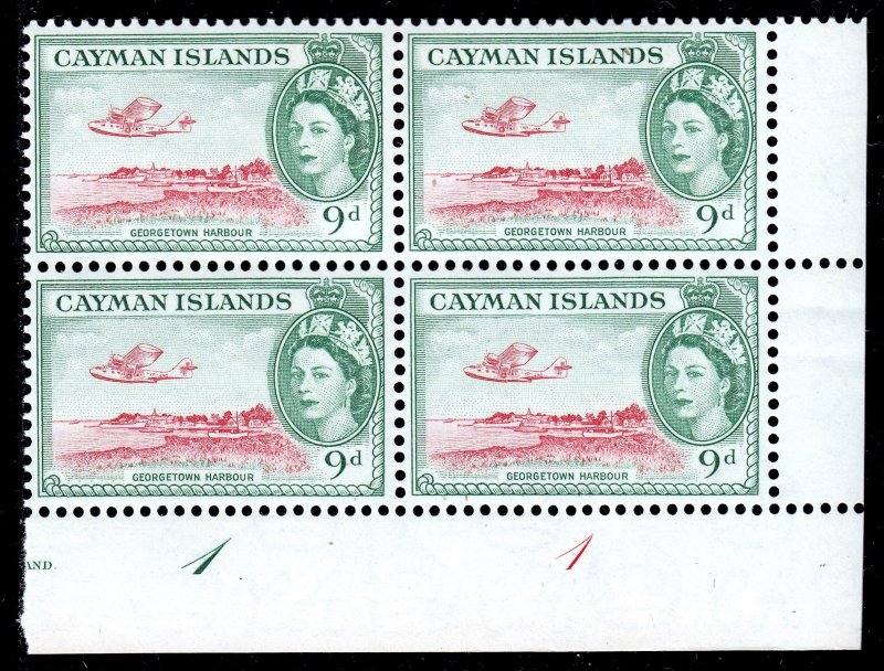 Cayman Islands - Scott #144 - Blk/4 - MNH - Some light creasing - SCV $34