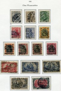 Germany  Sc.#  one Page From 1902 + used
