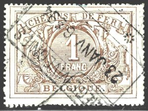 Belgium Q23 - used - cp; short perfs, pressed crease - CV $3.00