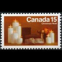 CANADA 1972 - Scott# 609 Christmas-Candles 15c NH