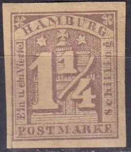 Hamburg #9  F-VF Unused CV $90.00  (Z6826)