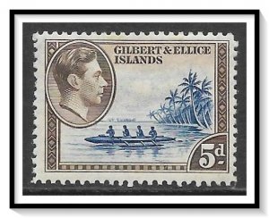 Gilbert & Ellice Islands #46 KG VI & Canoe NG