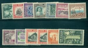 NEW ZEALAND #229-41 Complete set, Centenary of British Sovereignty, og, LH, VF,