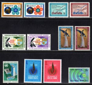 United Nations #181-291, C13 ~ Cplt Set of 1968 Series ~ Mint, NH