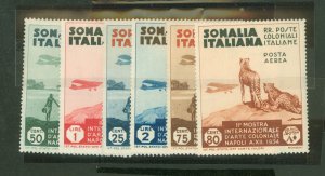 Somalia (Italian Somaliland) #C1-6 Unused Single (Complete Set)