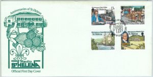 73971 - ST HELENA - POSTAL HISTORY - FDC COVER  1992 BOATS turtles BOY SCOUNTS