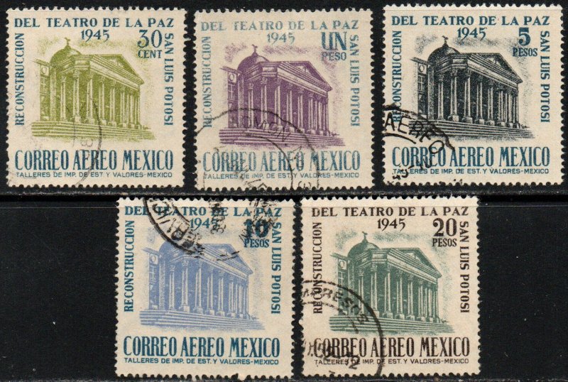 Mexico Sc #C148-C152 Used