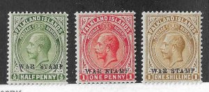 Falkland  Islands Sc #MR1-3  set of 3 OG VF